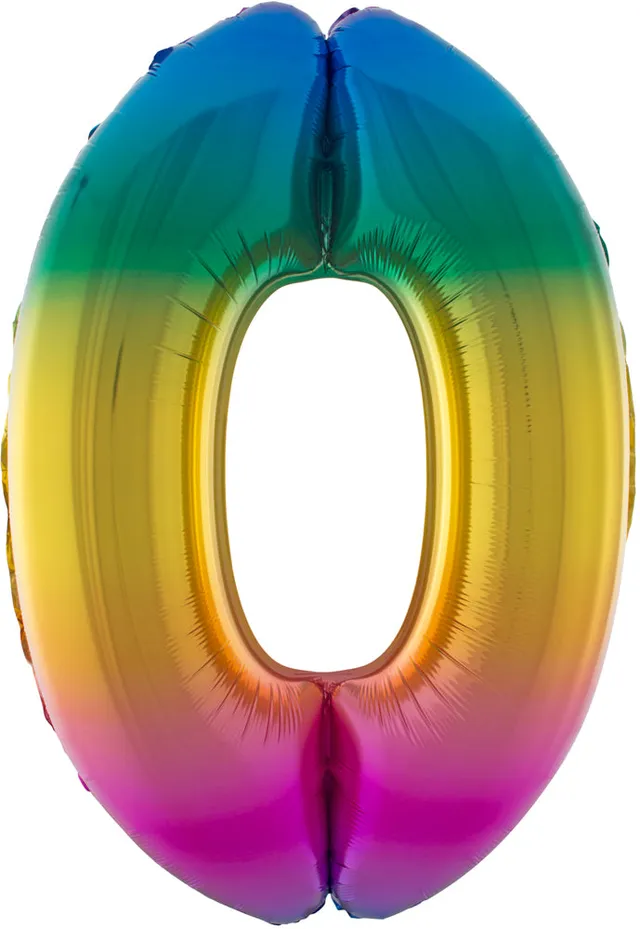 das-kost-mland-xxl-zahlenballon-100-cm-folienballon-regenbogen-0 image 1
