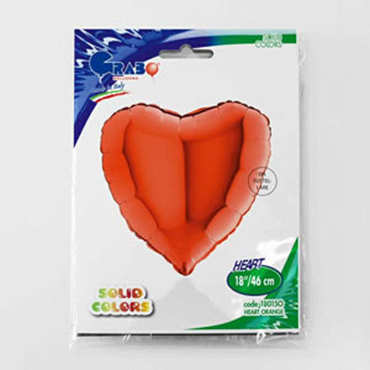 das-kost-mland-herz-folienballon-uni-orange-46cm image 2