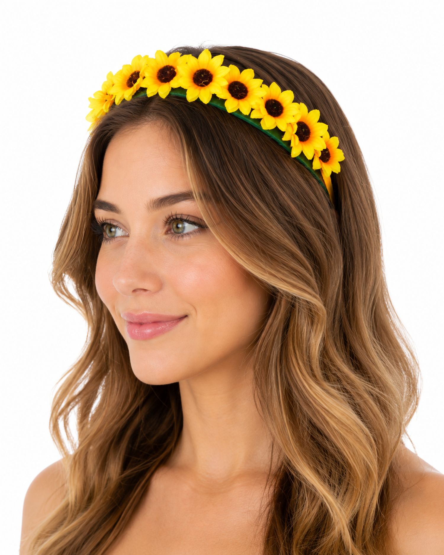 das-kost-mland-haarreif-sonnenblumen-gelb-orange image 2