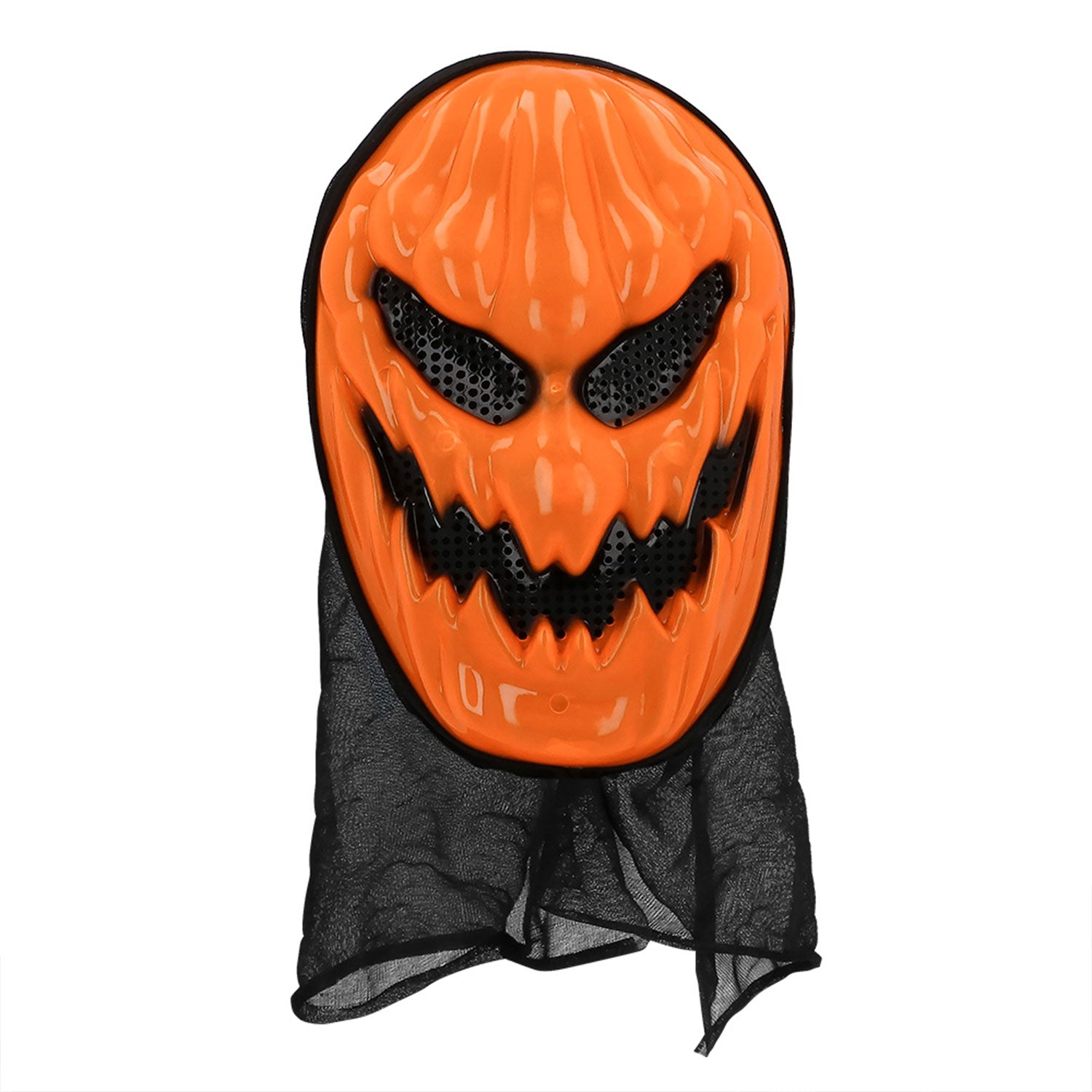 das-kost-mland-accessoires-maske-k-rbis-kapuze-orange-schwarz image 3