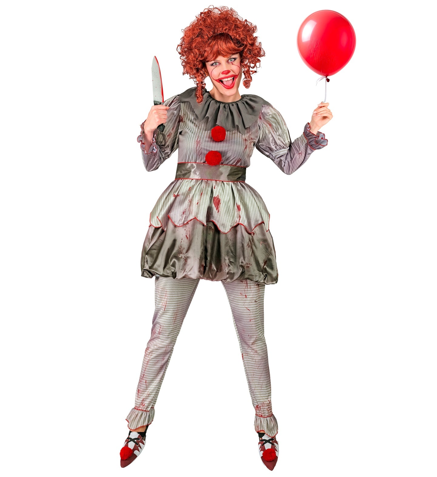 das-kost-mland-killer-clown-kost-m-damen-grau-gr-l image 1