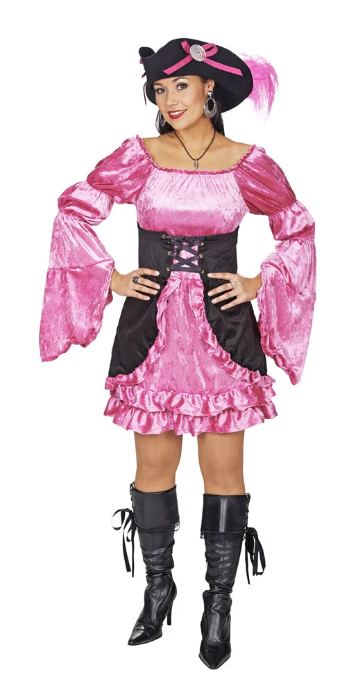das-kost-mland-damen-piratin-kost-m-beauty-mary-pink-gr-36-38 image 1