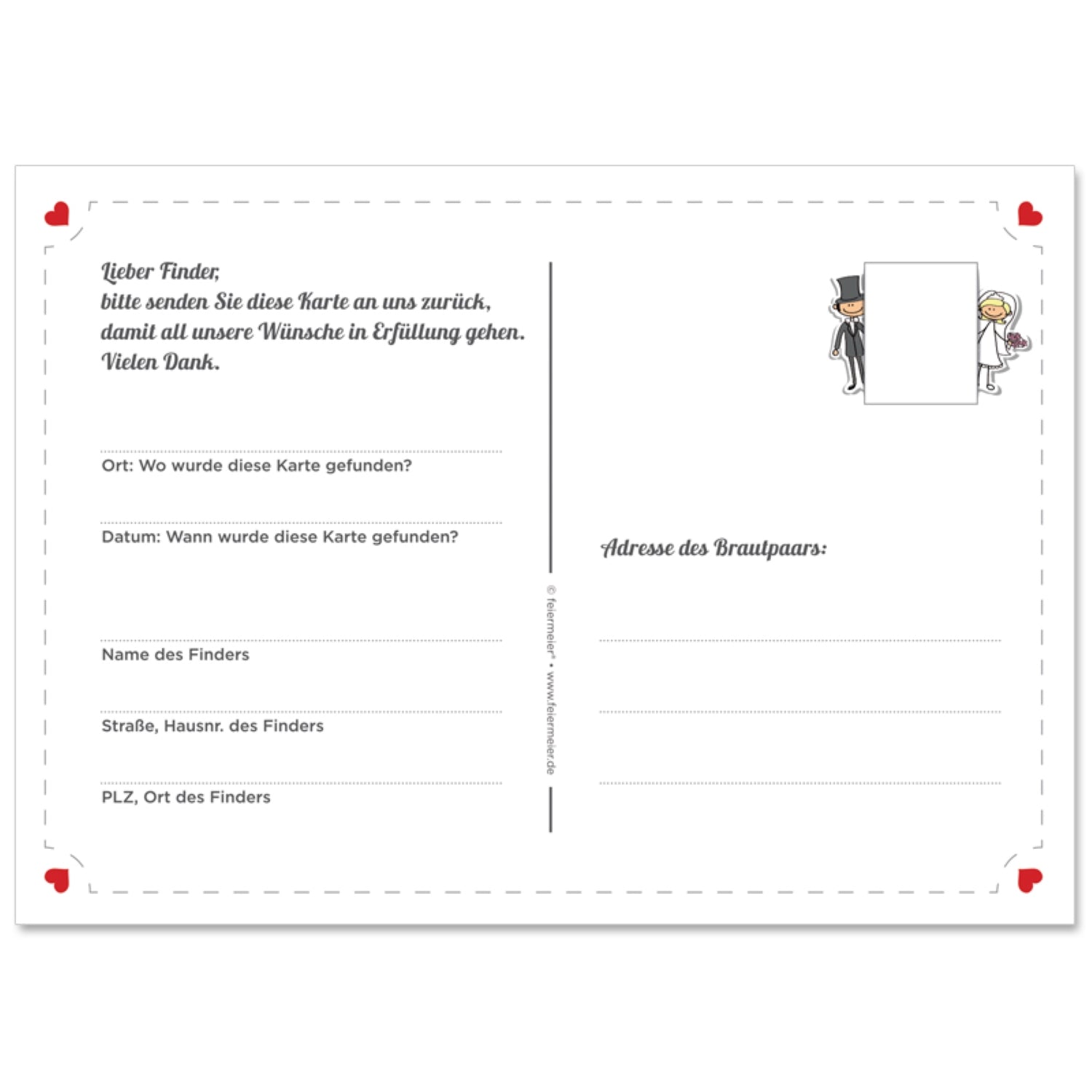 weitflugkarten-hochzeit-comic-50-st-ck-wunschkarten image 2