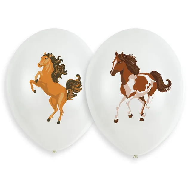 beautiful-horses-luftballons-wei-6-stk-pferde-latexballons image 1
