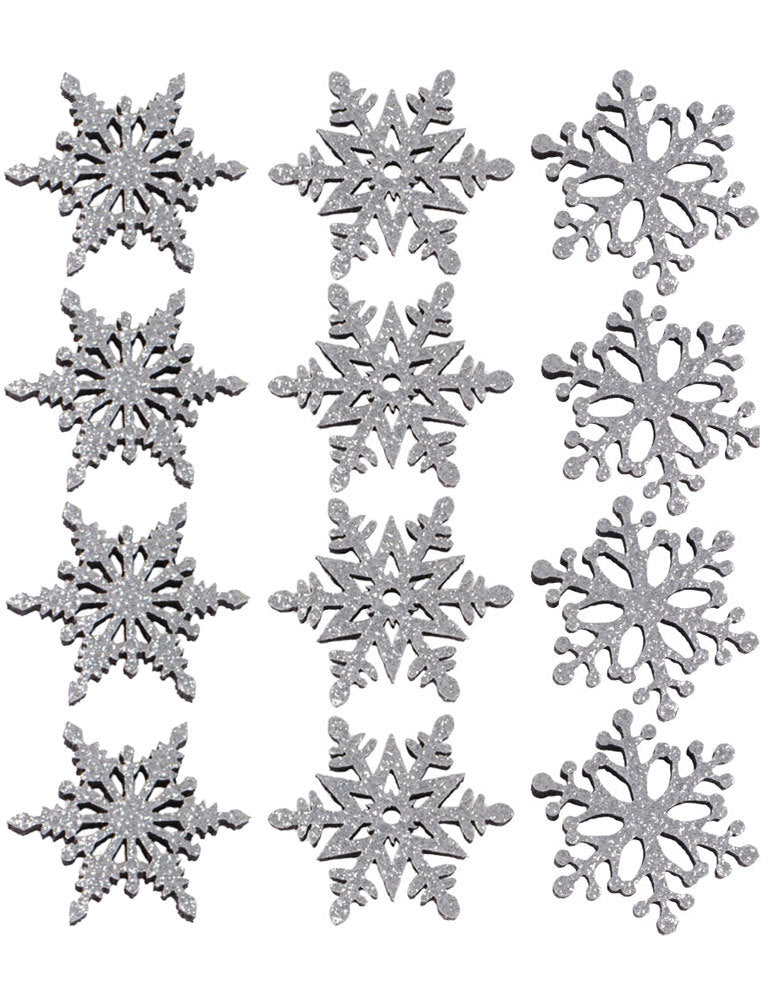 riffelmacher-filz-streudeko-glitter-4-cm-silber-engel-sterne-12-tlg image 2