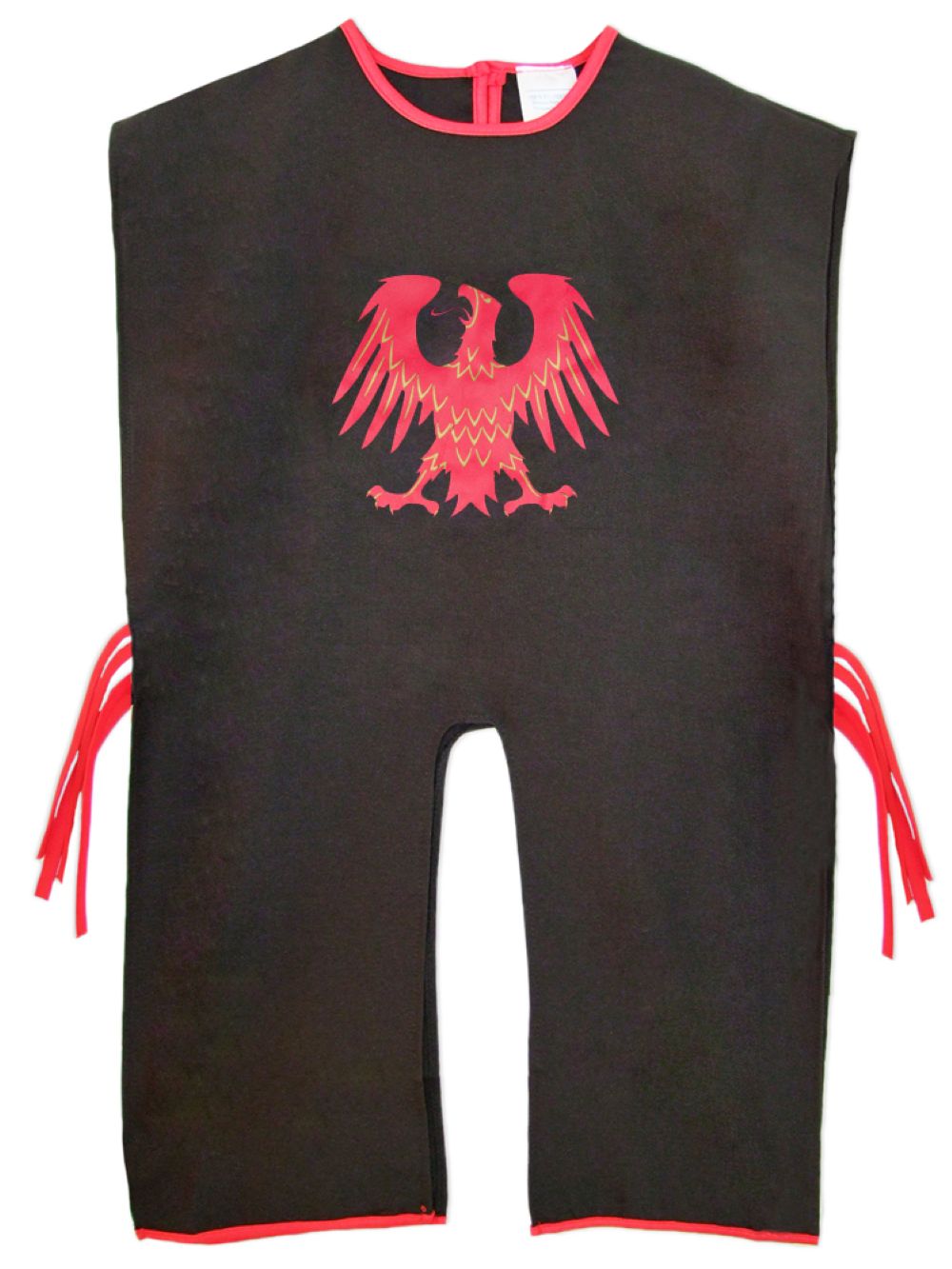 das-kost-mland-ritter-tunika-kinder-adler-schwarz-rot-3-8-j image 1