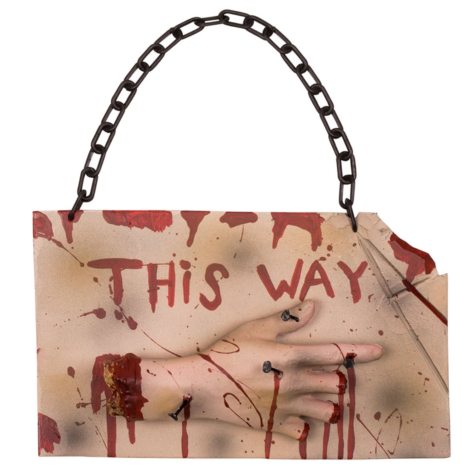das-kost-mland-this-way-halloween-wegweiser-hand-19x31-cm-horror image 1