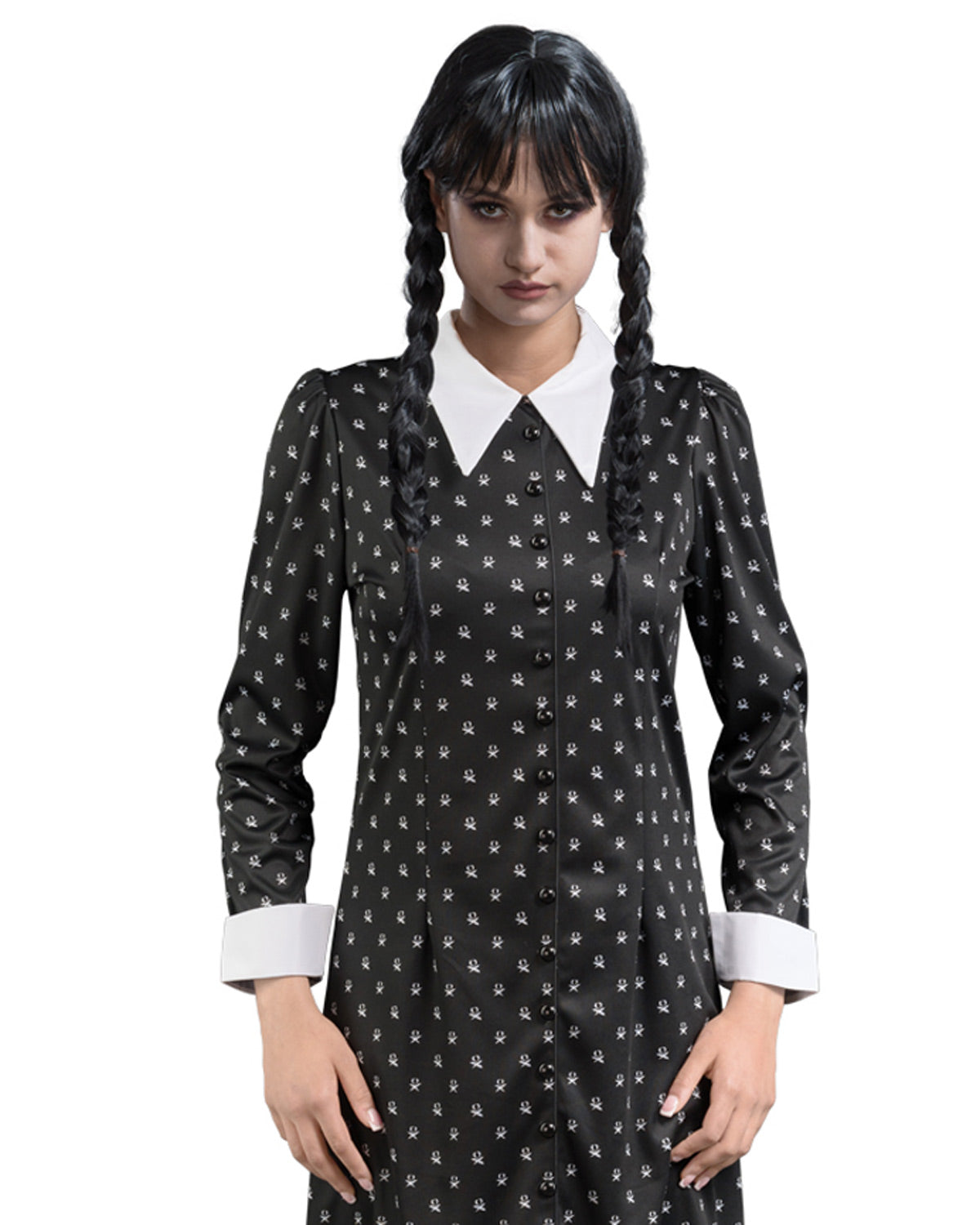 das-kost-mland-wednesday-kost-m-damen-schwarz-wei-m image 4