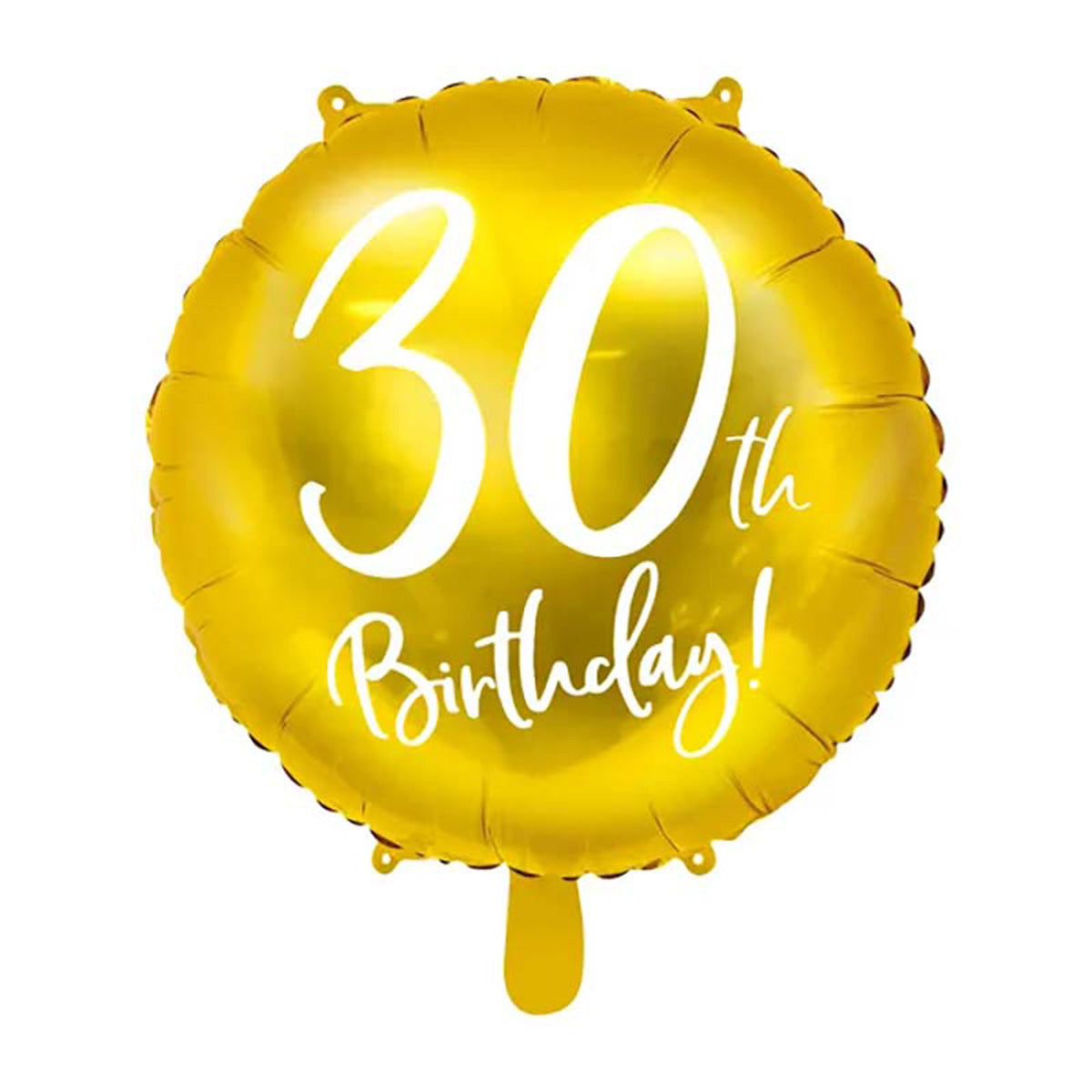 das-kost-mland-folienballon-30th-birthday-gold-45-cm image 1
