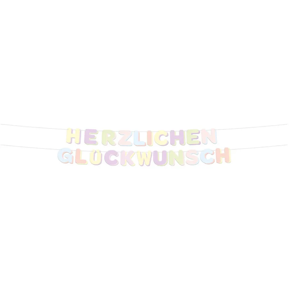 das-kost-mland-dekorationen-dreamy-pastels-girlande-3m-gl-ckwunsch image 1