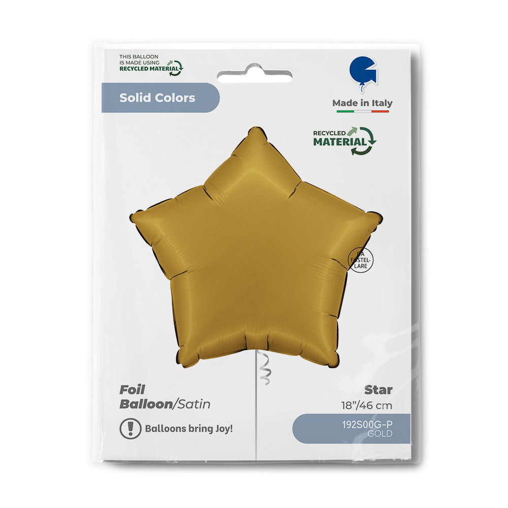 das-kost-mland-stern-folienballon-uni-46cm-gold-satin-18 image 2