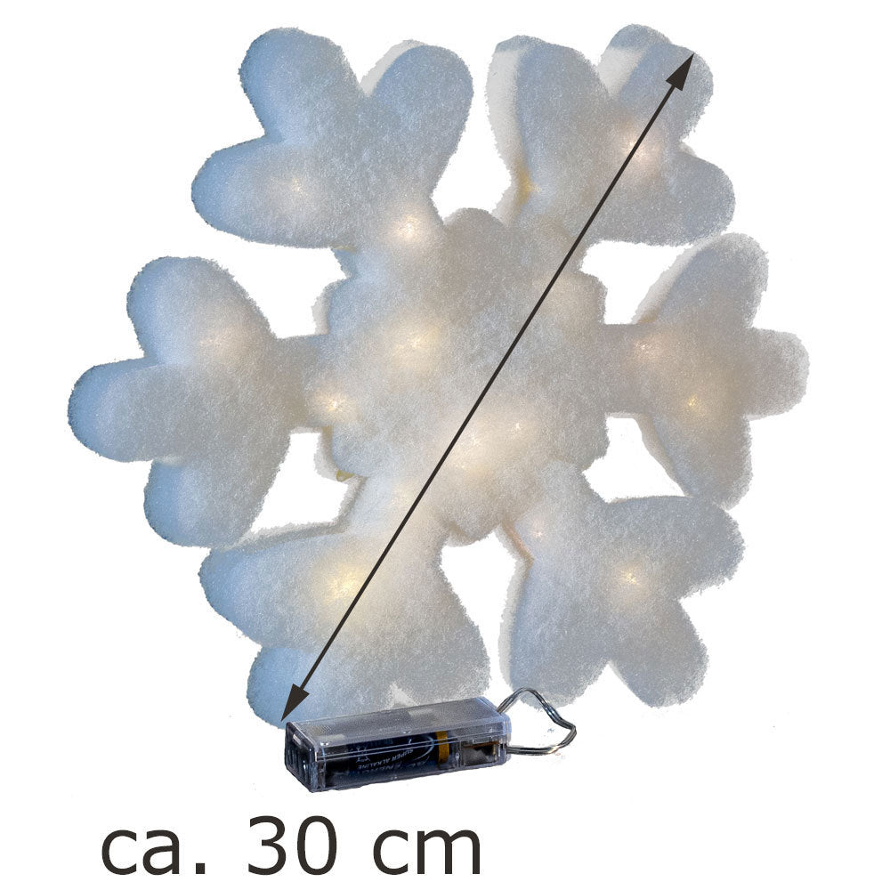 riffelmacher-led-schneeflocke-30-cm-wei-das-kost-mland-deko image 2