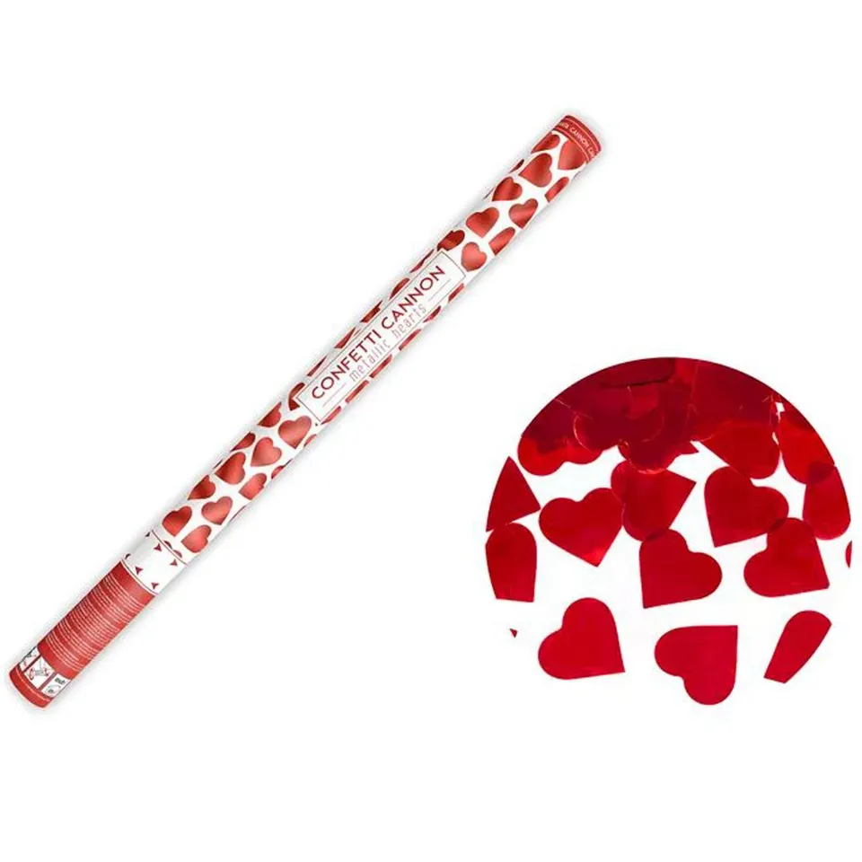 das-kost-mland-dekorationen-konfettishooter-herzchen-80cm-konfettikanone-rot image 1