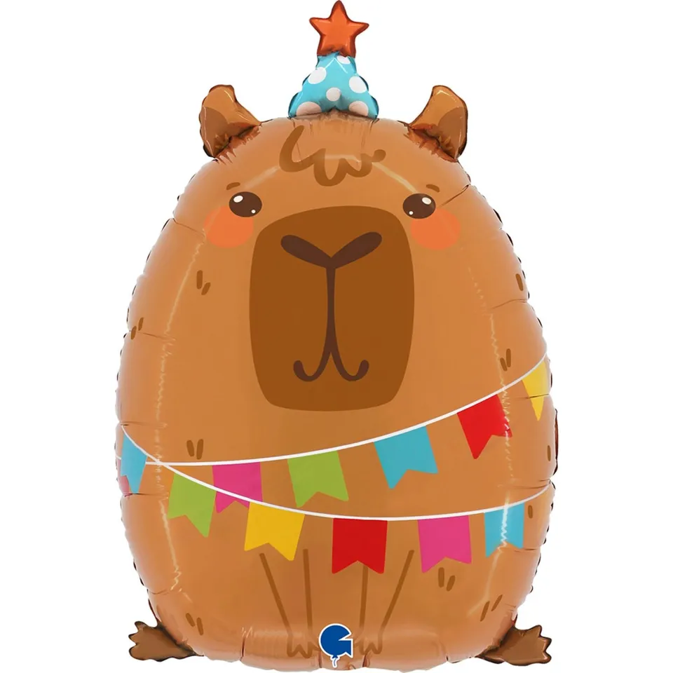 das-kost-mland-shape-folienballon-capybara-wasserschwein-56-cm image 1