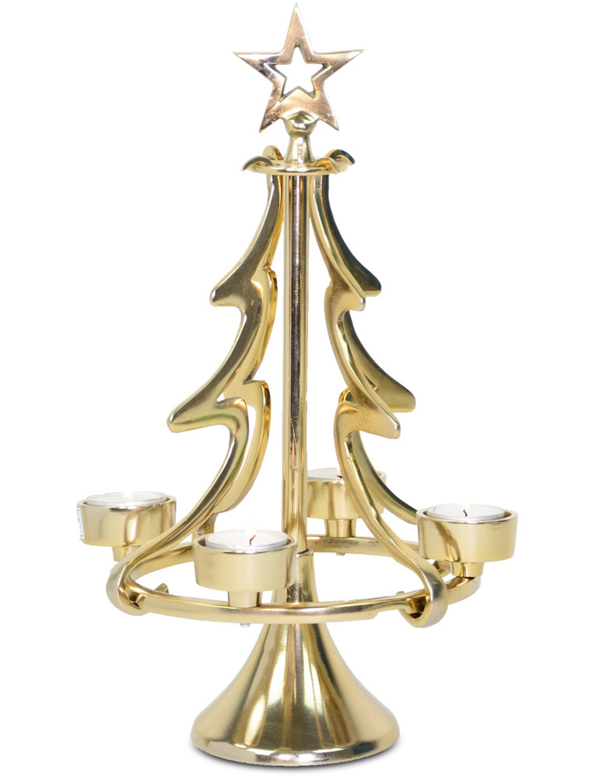 riffelmacher-kerzenst-nder-weihnachtsbaum-gold-22x37cm-24168 image 1