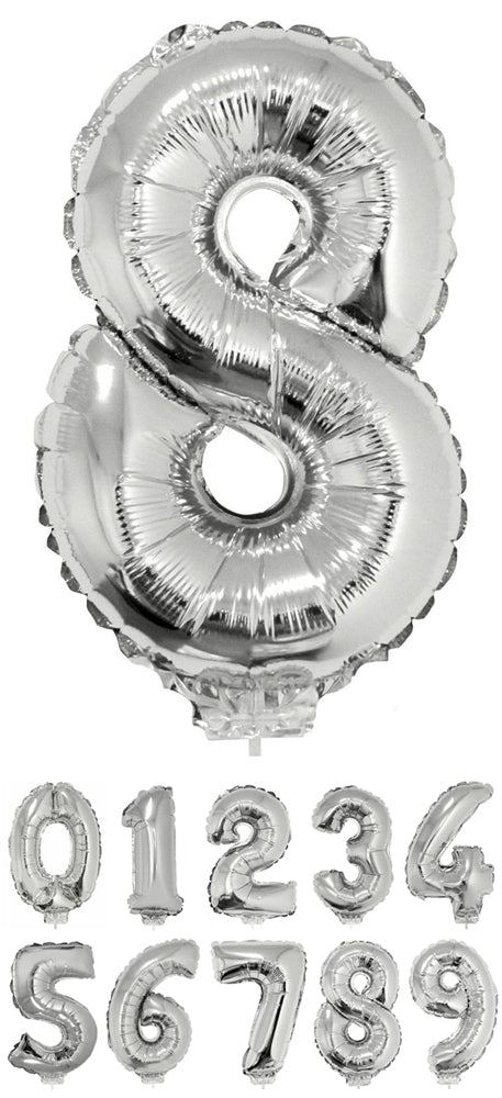 das-kost-mland-zahlen-folienballon-41-cm-silber-mit-stab image 1