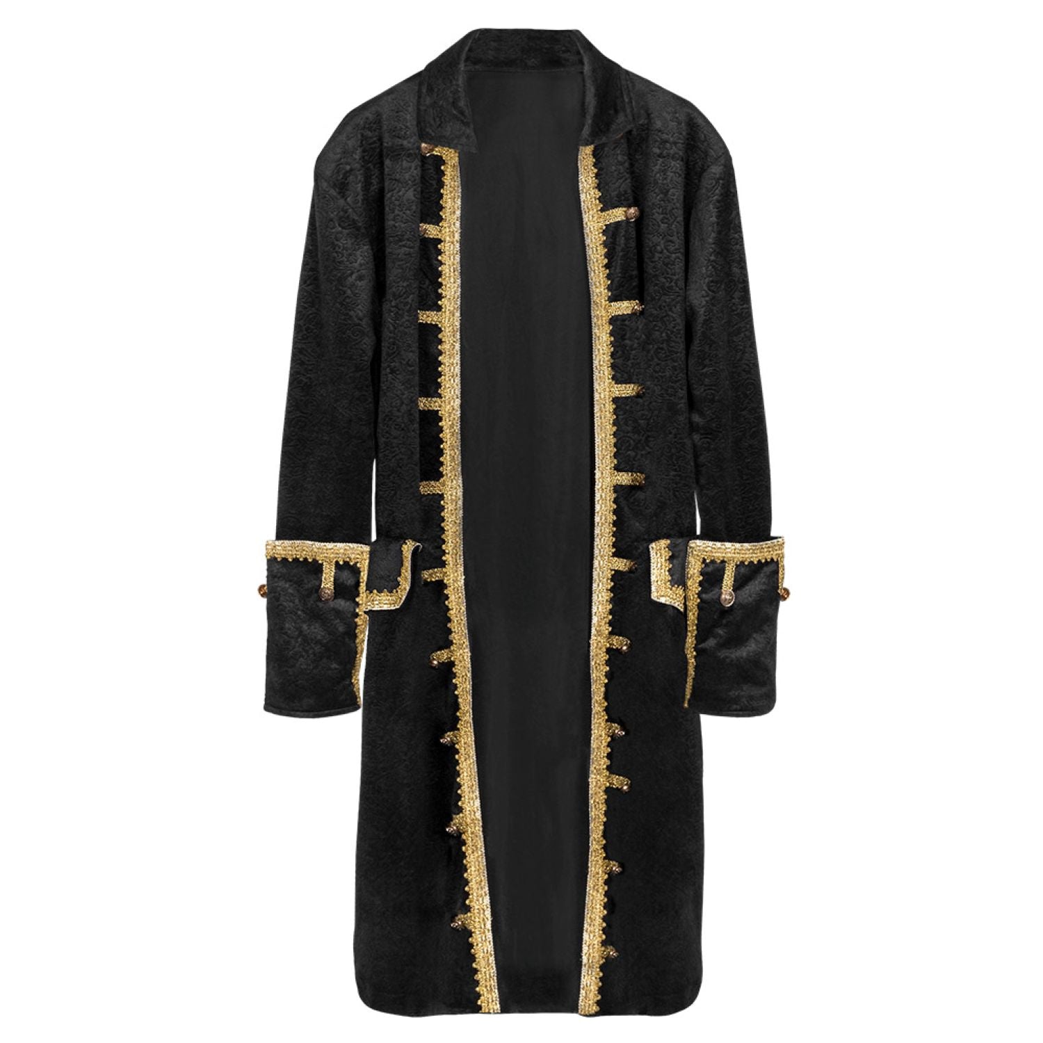 das-kost-mland-herren-piraten-jacke-schwarz-gold-gr-e-l image 6
