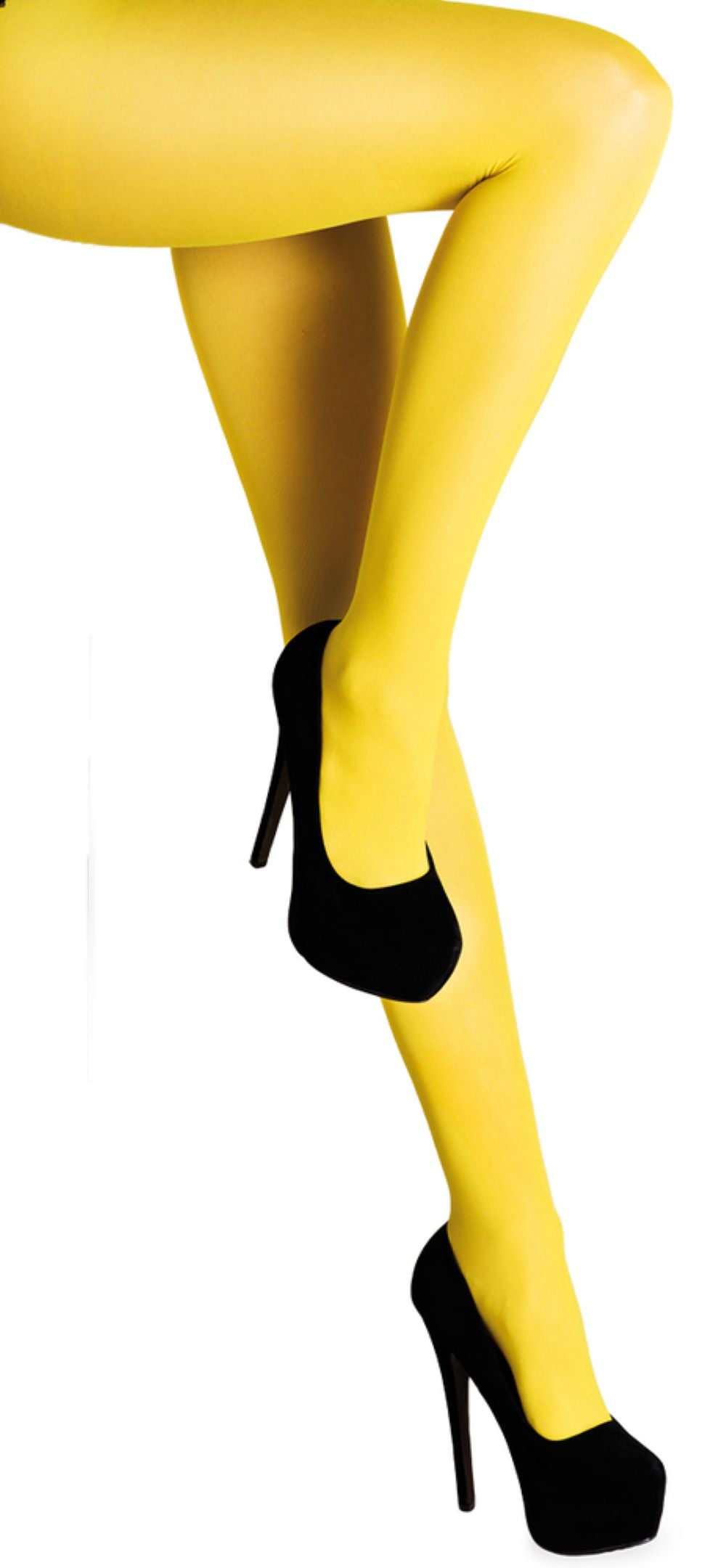 das-kost-mland-accessoires-strumpfhose-damen-40den-gelb-blickdicht image 2
