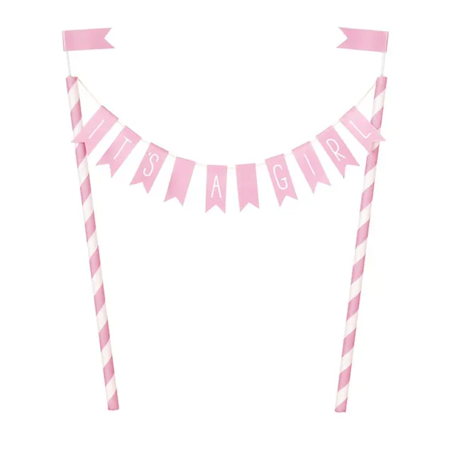das-kost-mland-dekorationen-tortendeko-banner-it-s-a-girl-pink image 1