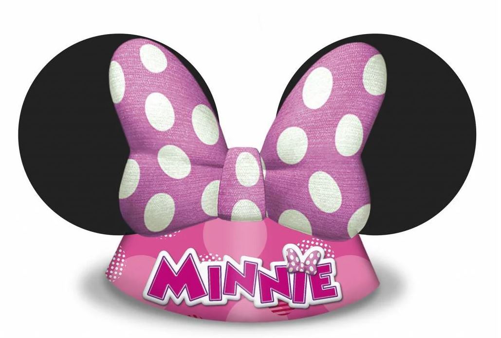 das-kost-mland-minnie-junior-partyhut-6stk-kindergeburtstag image 1