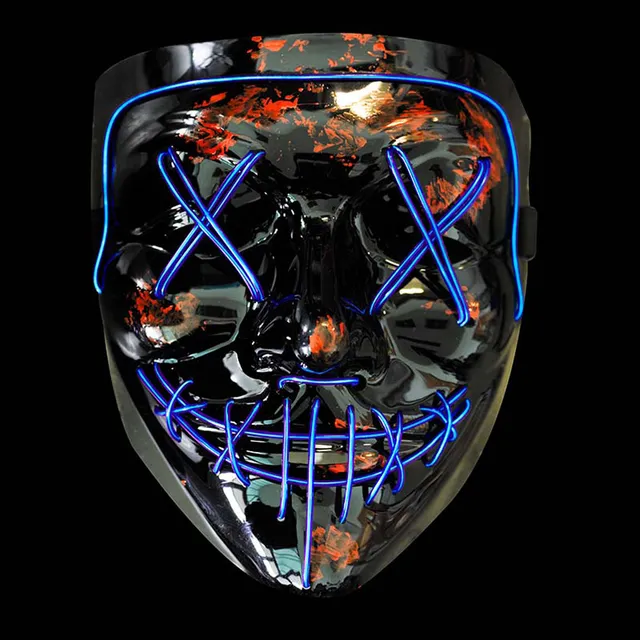 das-kost-mland-purge-led-maske-lila-halloween image 1