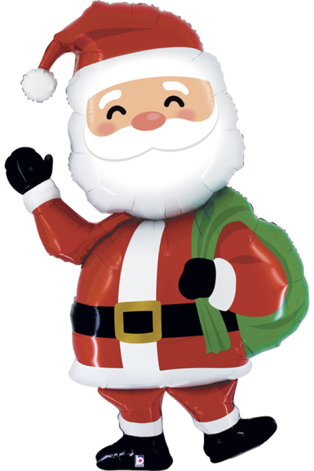 das-kost-mland-airwalker-weihnachtsmann-ballon-150cm image 1