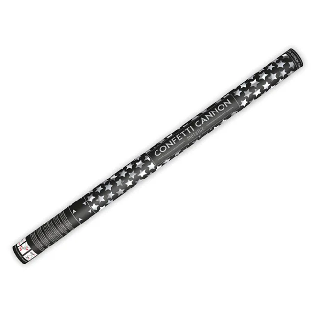 das-kost-mland-dekorationen-konfettishooter-sterne-80cm-silber image 1