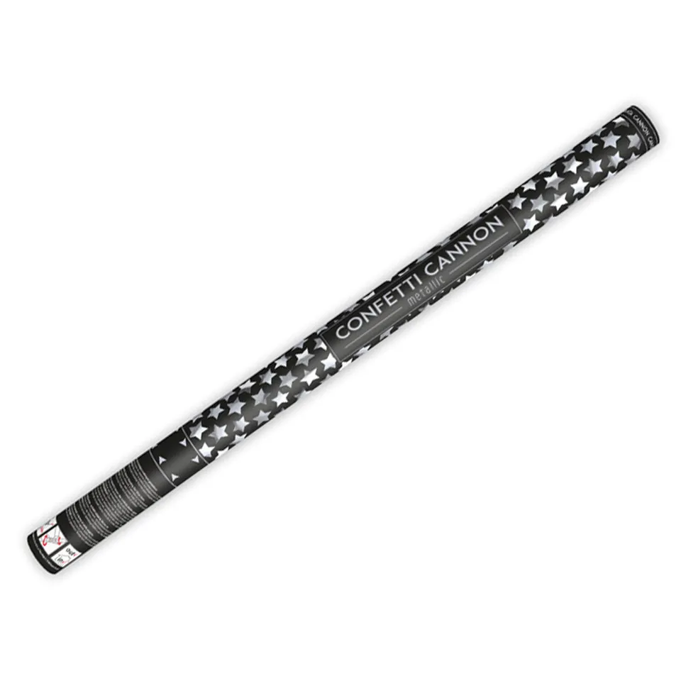 das-kost-mland-dekorationen-konfettishooter-sterne-80cm-silber image 1