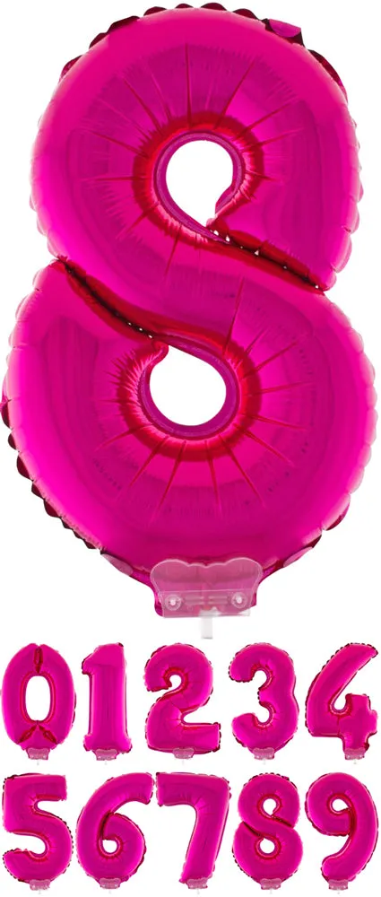 das-kost-mland-dekorationen-zahlen-folienballon-41-cm-stab-pink-zahl-0 image 1