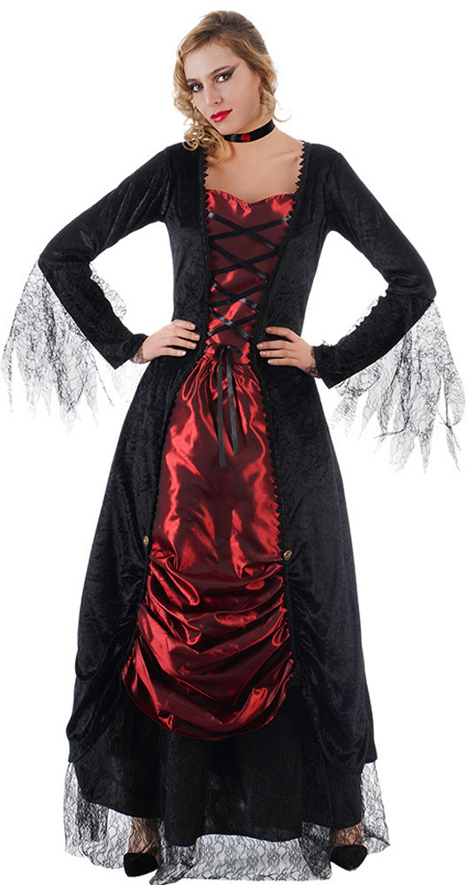 deluxe-vampir-kost-m-selina-damen-schwarz-rot-m image 1