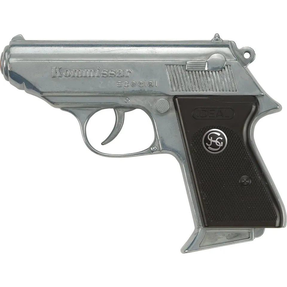 das-kost-mland-accessoires-pistole-kommissar-13-schuss-15-5cm image 1