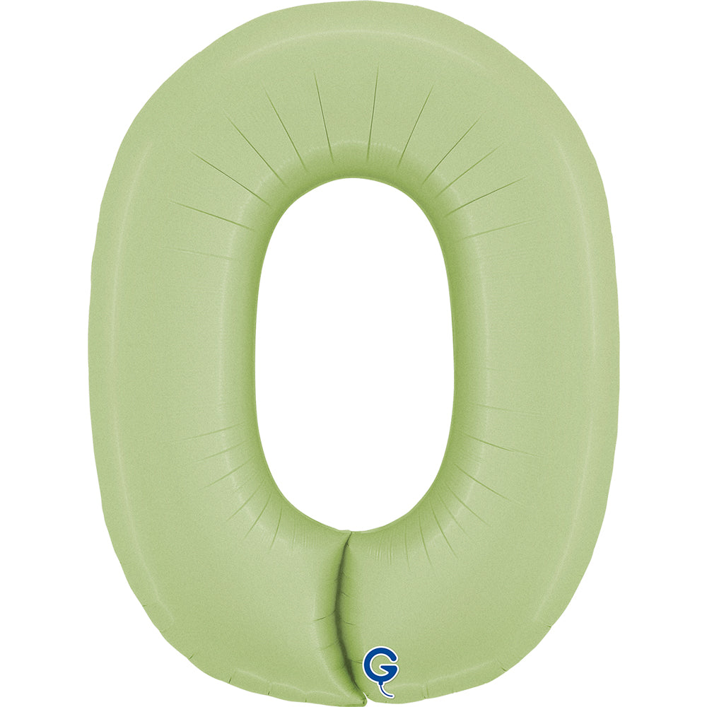 das-kost-mland-riesenzahl-folienballon-102cm-satin-olive image 2