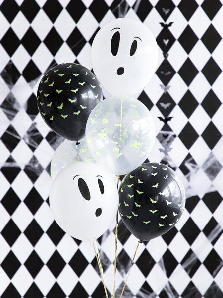 das-kost-mland-uv-halloween-geister-luftballon-set-27cm-3stk image 2
