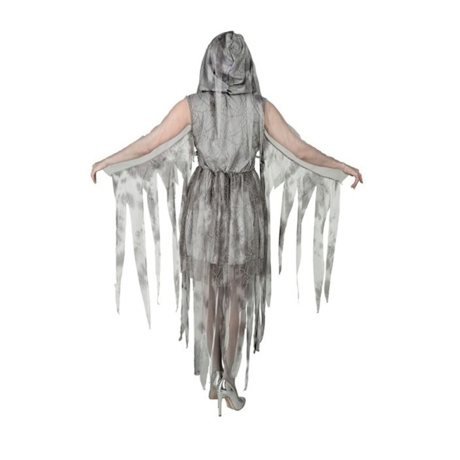 das-kost-mland-ghostly-spirit-damenkost-m-kleid-grau-m-kette image 4