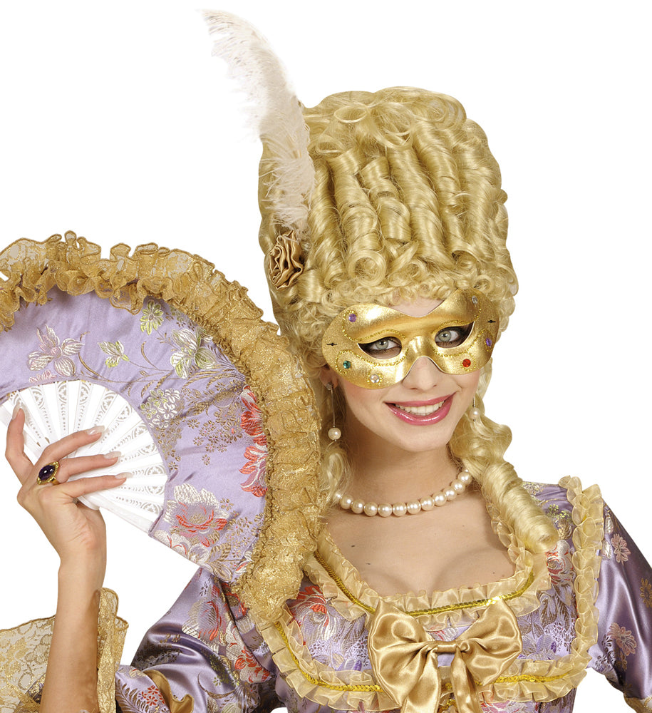 das-kost-mland-augenmaske-strass-gold-textil-einheitsgr-e image 2