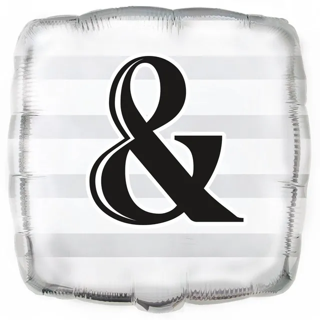 das-kost-mland-folienballon-hochzeit-quadrat-46-cm image 1