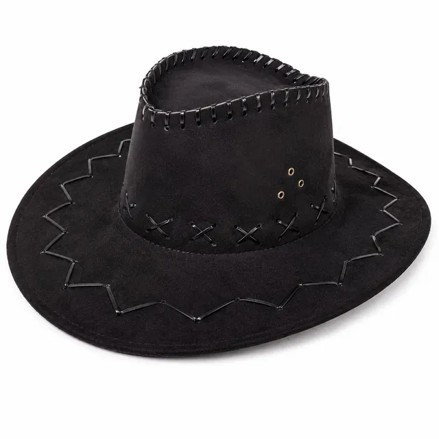 das-kost-mland-accessoires-cowboyhut-kinder-western-hut-schwarz image 1