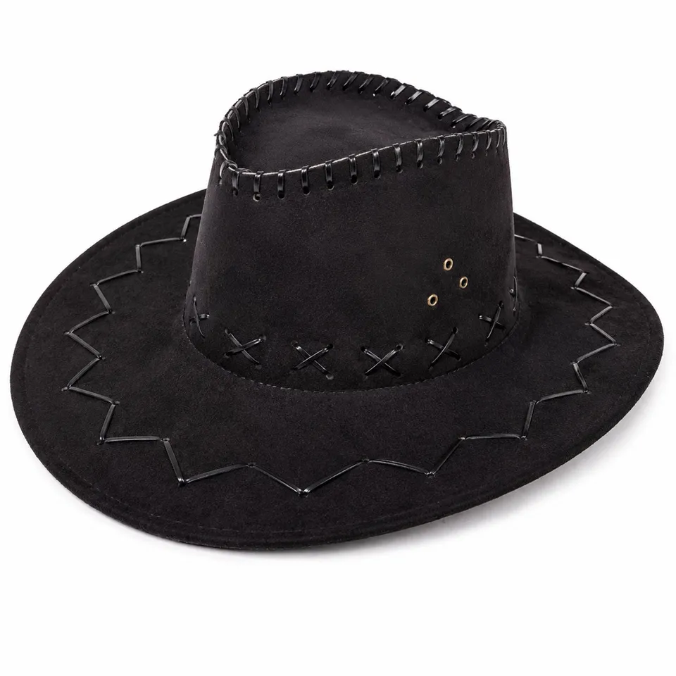 das-kost-mland-accessoires-cowboyhut-kinder-western-hut-schwarz image 1