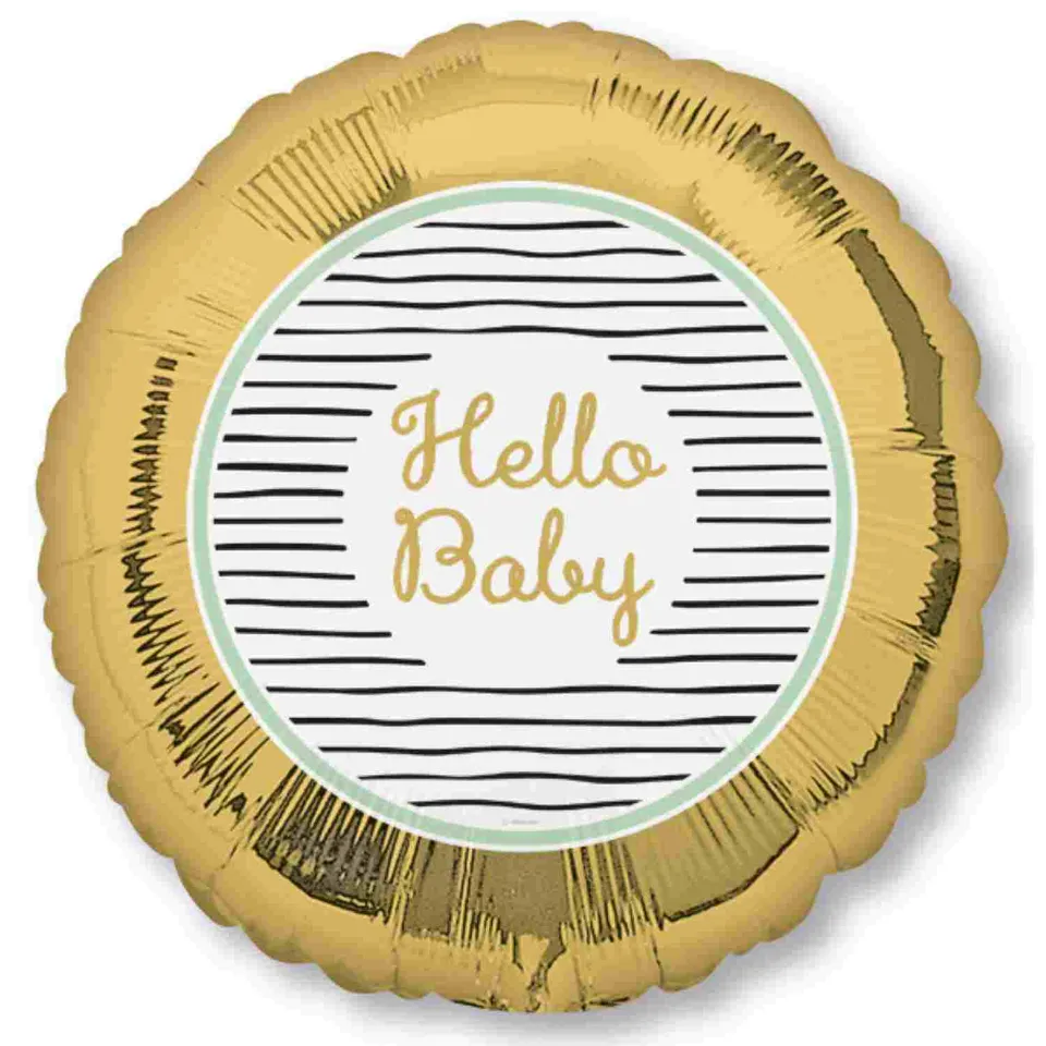 das-kost-mland-hello-baby-folienballon-43cm-babyparty image 1