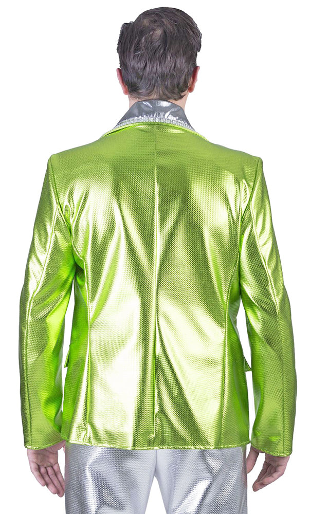 das-kost-mland-herren-disco-fever-metallic-jacke-neongr-n-52-54 image 2