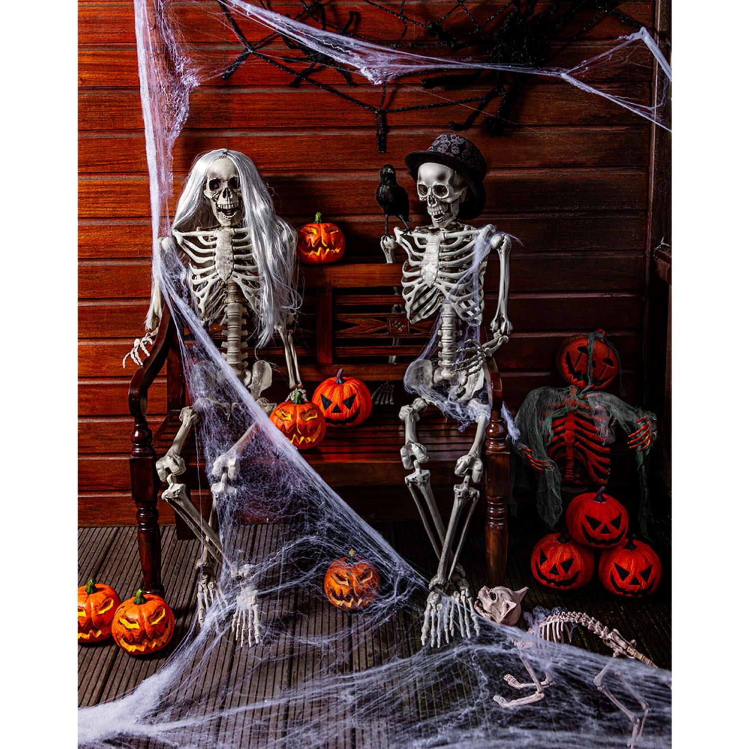 das-kost-mland-hut-zylinder-halloween-totenk-pfe-schwarz image 5