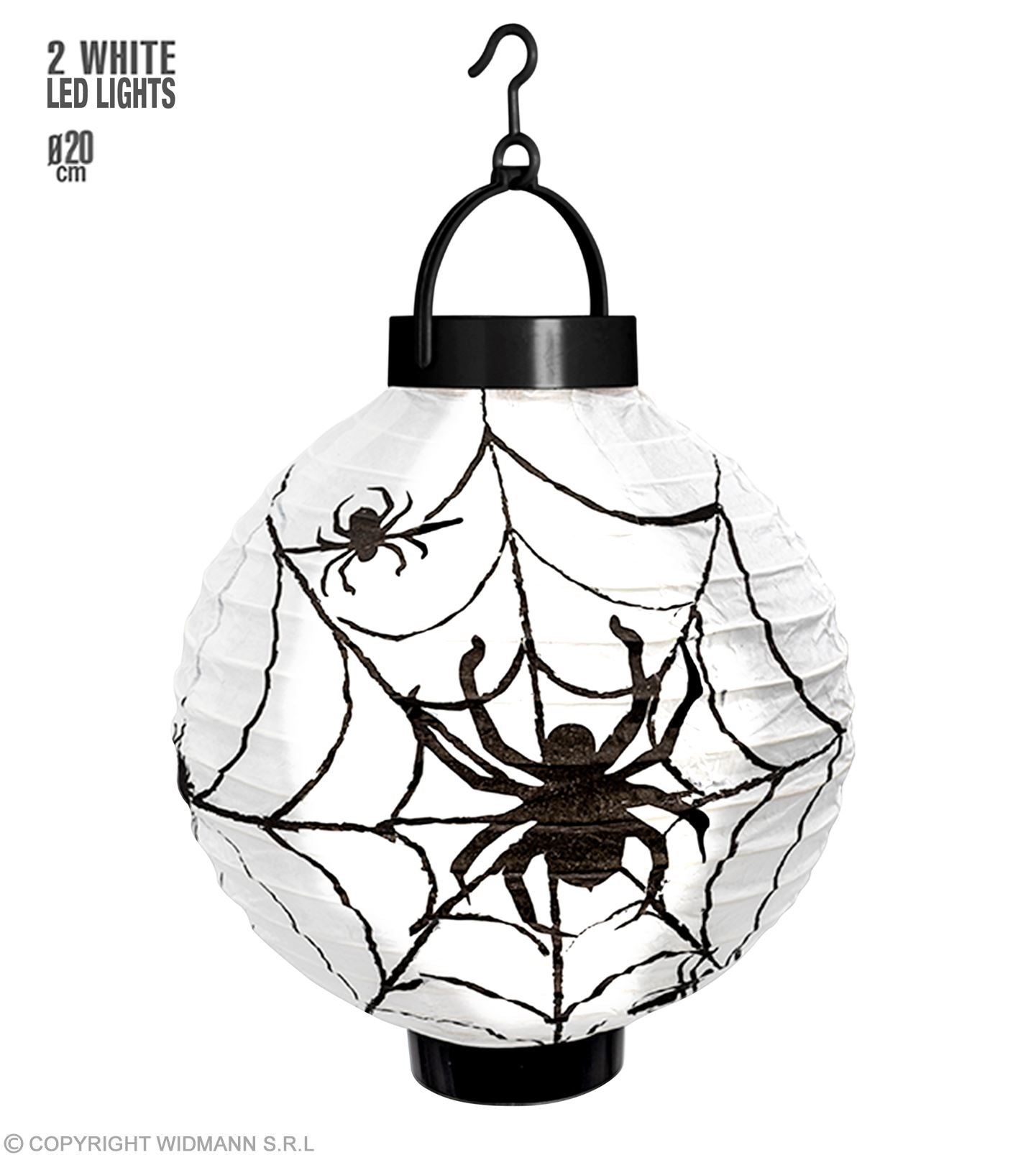 das-kost-mland-halloween-laterne-spinnennetz-led-20cm image 1