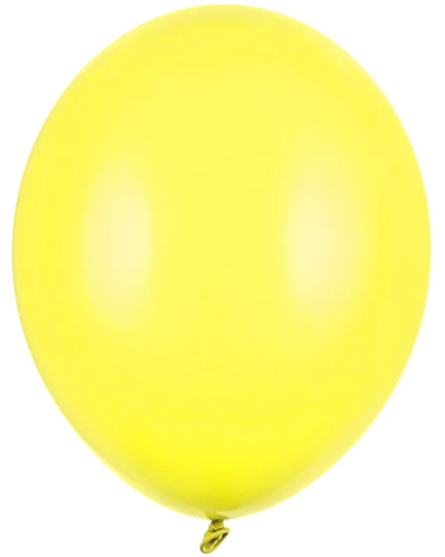 das-kost-mland-uni-metallic-luftballons-50-stk-zitronengelb-30cm image 1