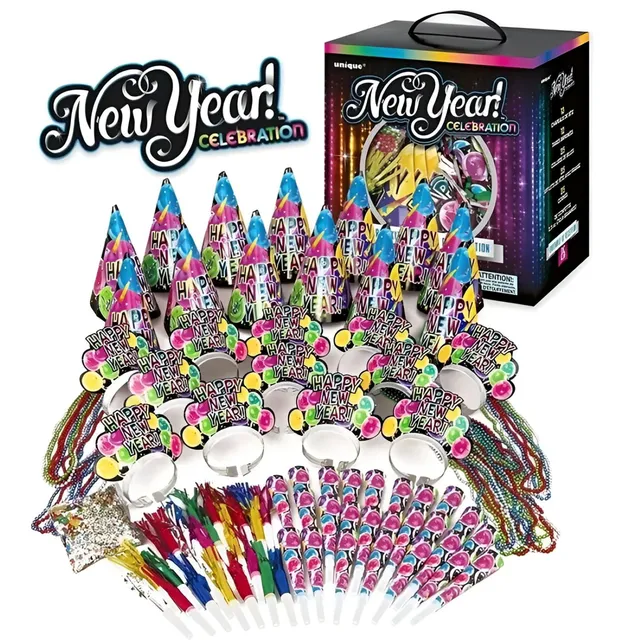 das-kost-mland-happy-new-year-party-set-100-teilig-25-personen image 1