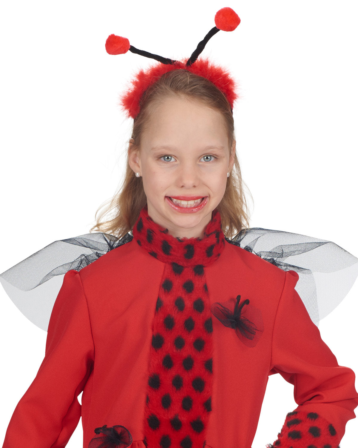 das-kost-mland-m-dchen-marienk-fer-kost-m-kleid-gr-128-mit-fl-gel image 3