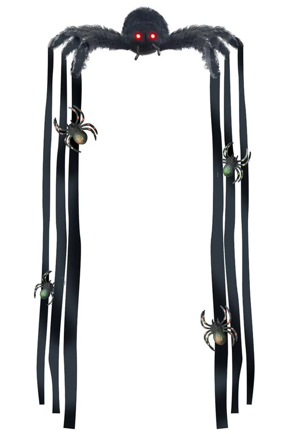 das-kost-mland-xl-spinne-animiert-90-cm-schwarz-halloween image 1
