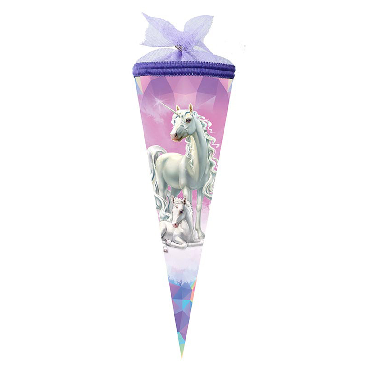 das-kost-mland-dekorationen-schult-te-35cm-einhorn-wei-zuckert-te image 1