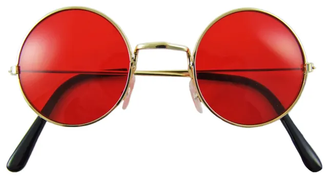 das-kost-mland-lennon-brille-nickelbrille-rot-runde-gl-ser image 1