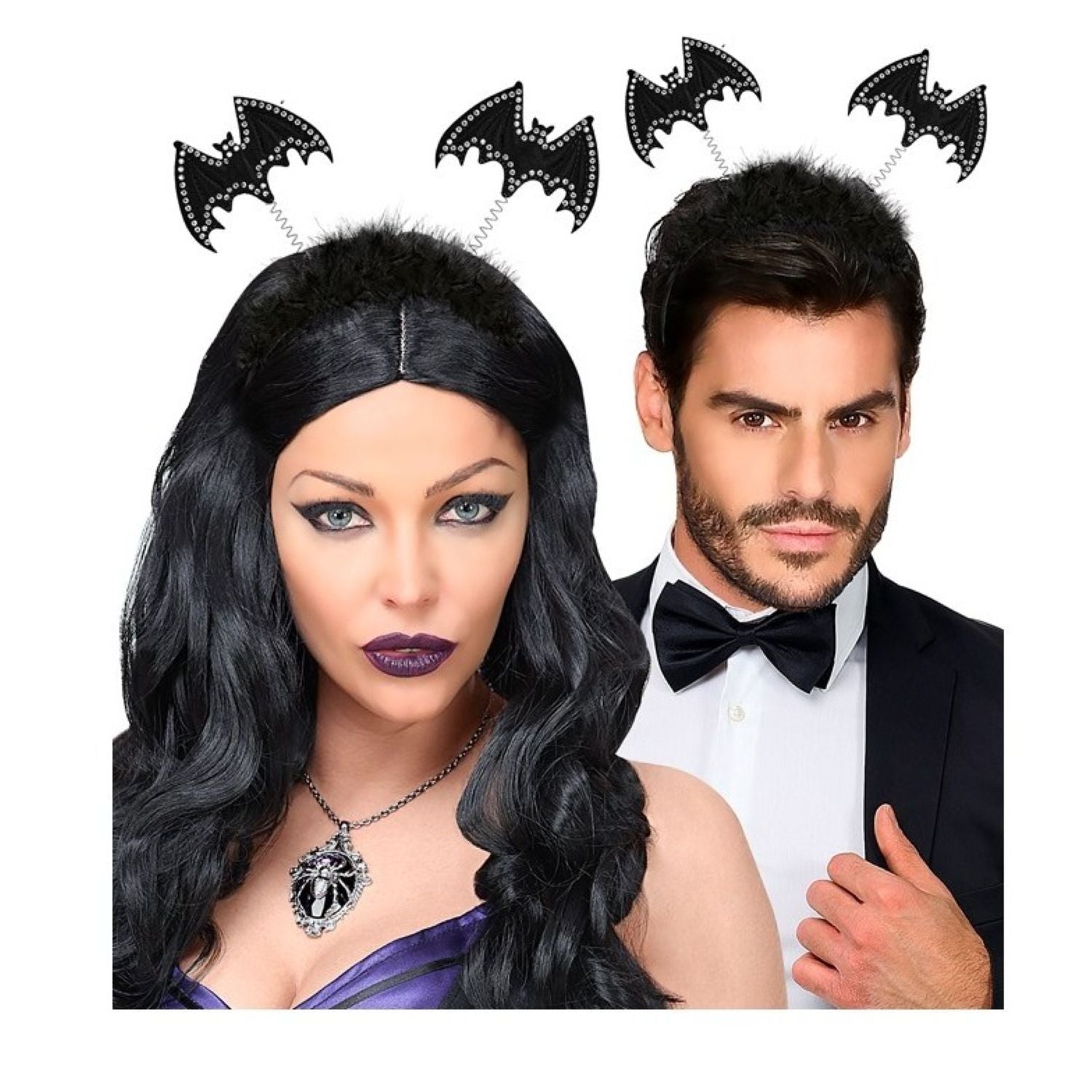 das-kost-mland-haarreif-strass-fledermaus-halloween-schwarz image 4