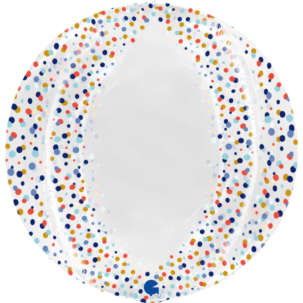 das-kost-mland-dekorationen-transparent-confetti-4d-folienballon-48cm-mehrfarbig image 1